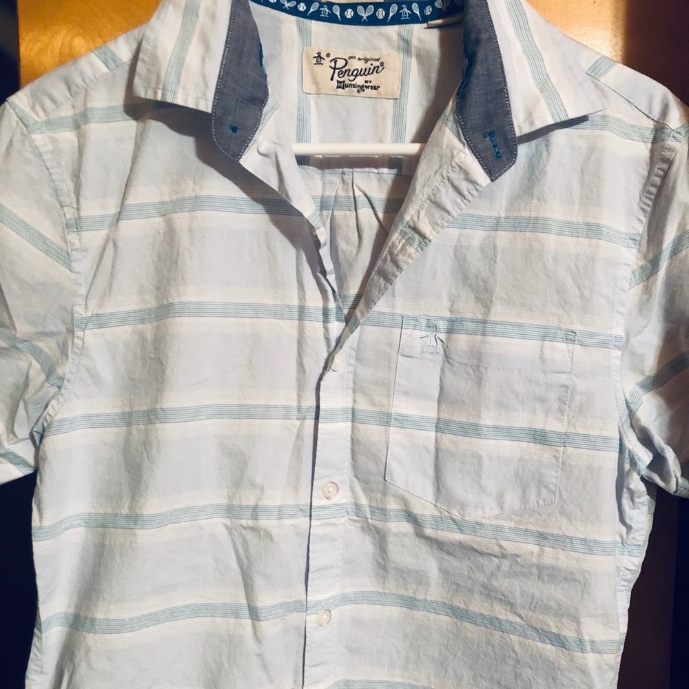 Penguin Short sleeve collared shirt